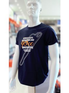 Husqvarna 90cc sötétkék rövid ujjú póló