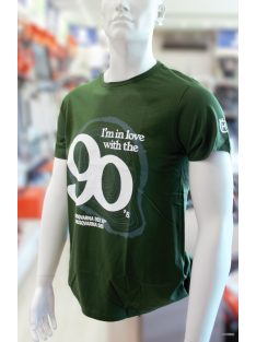 Husqvarna 90cc sötétzöld rövid ujjú póló