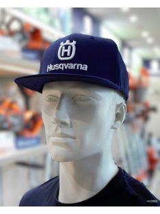 Husqvarna sötétkék fullcap baseball sapka 