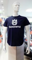 Husqvarna rövid ujjú sötétkék póló