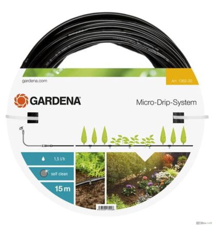 GARDENA MD hosszabbító csepegtető cső  növénysorokhoz 4,6 mm (3/16")  15 M 1362-20