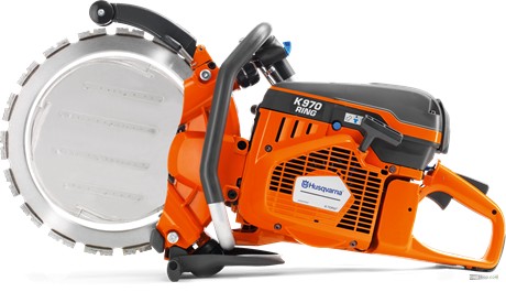 Husqvarna K970 Ring benzinmotoros kézi daraboló 370mm Ajándék R1410 vágótárcsával!! UTOLSÓ BEMUTATÓ DARAB!