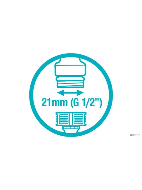 GARDENA Csapelem 1/2" belső menettel Anti-Splash 18220-29