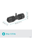 GARDENA T-szűkítőelem 13 mm-ről (1/2") 4,6 mm-re (3/16") 13204-20