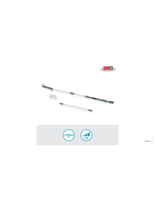 GARDENA HighCut 360/18V P4A teleszkópos akkumulátoros ágvágó olló akkumulátorral 14776-20