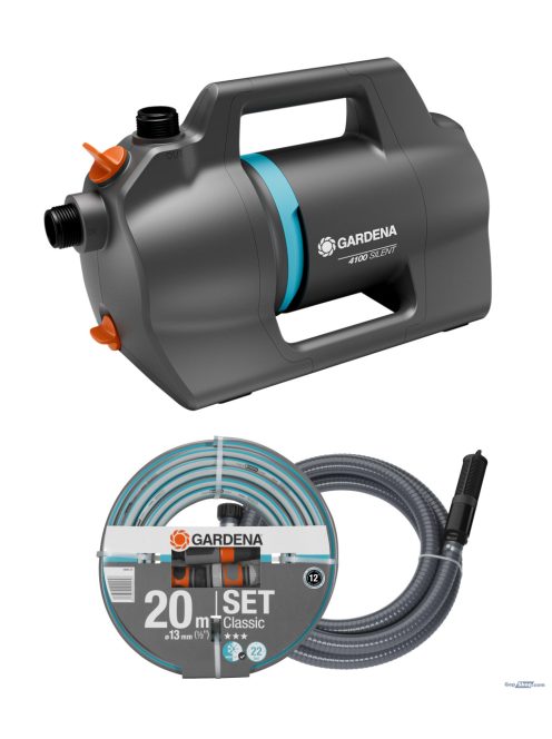 GARDENA Kerti szivattyú 4100 Silent készlet 9051-20