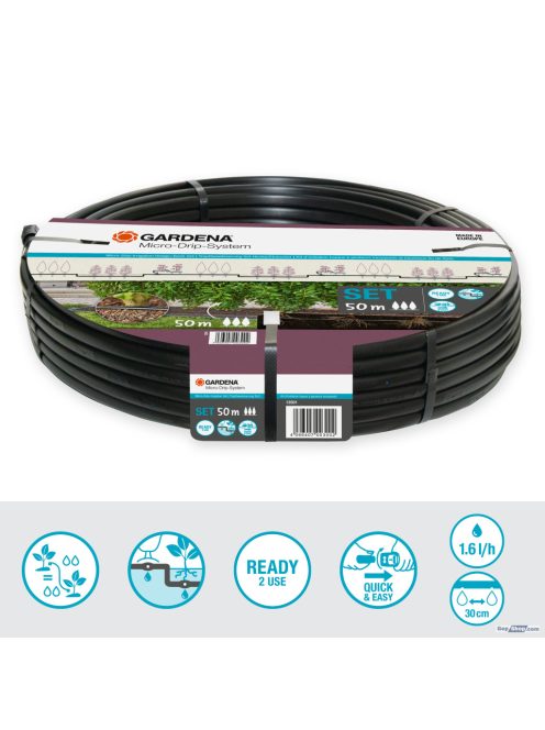 GARDENA Csepegtető cső növénysorokhoz 50 m 13501-20