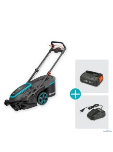   GARDENA PowerMax Duo 46/36V P4A akkumulátoros fűnyíró akkumulátorral (2,5 Ah) 14646-65
