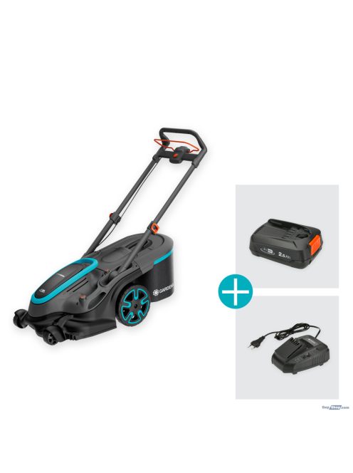 GARDENA PowerMax Duo 46/36V P4A akkumulátoros fűnyíró akkumulátorral (2,5 Ah) 14646-65