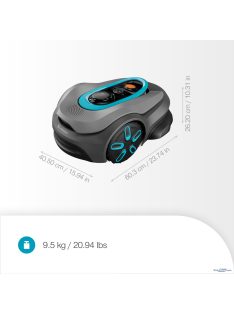 GARDENA SILENO sense 400 robotfűnyíró 19941-32